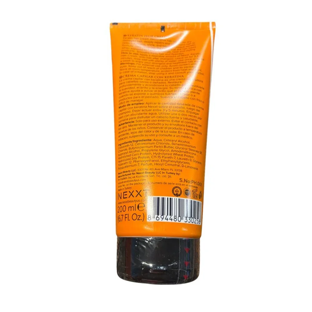 NEXXT Hair Care Keratin Hair Cream for Repair Dry, Dyed, Permed Damaged Hair NIB